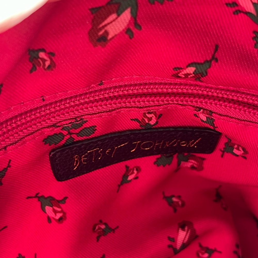 Betsey Johnson Cream Quilted Mini Bag - Picture 5 of 5